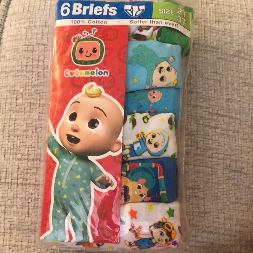 Cocomelon Briefs size 2T/3T